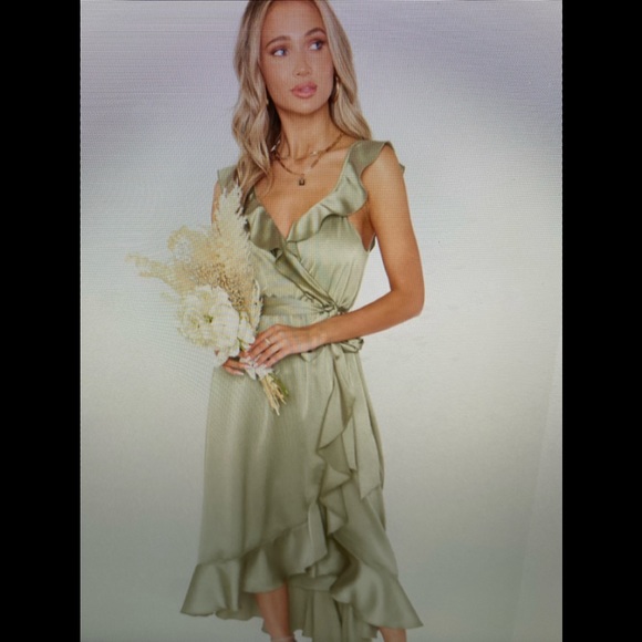Show Me Your MuMu Dresses & Skirts - NWT show me your mumu Samantha ruffle wrap dress